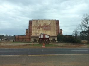 Abandoned Redland Drive In Movie Theater (demolished in 2020) in Redland, Texas