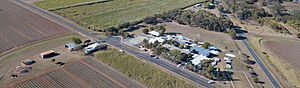Aerial view of Elliott Heads State School, 2022