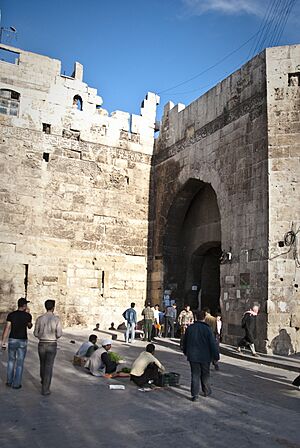 Antioch gate in Aleppo walls