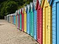 Beach huts, Llanbedrog - geograph.org.uk - 1050004