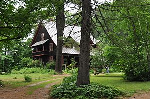 Gate of the Hills, Waller's residence in Bethel, Vermont.