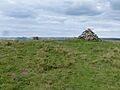 Bowl barrow on Longstone Moor 2