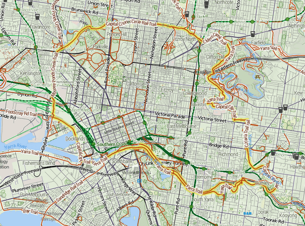 Capital City Trail map Stevage