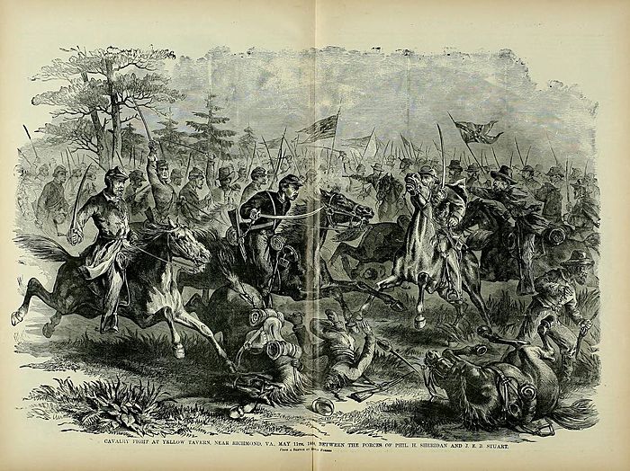 Cavalry fight at Yellow Tavern
