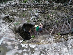 Cenote Choo-Ha,entry