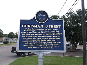 ChrismanStreetHMississippiBluesTrailMarker