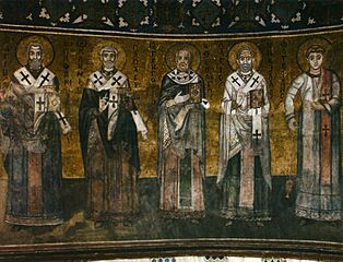 Church Fathers Order (left part) - Google Art Project