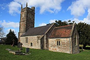 Church of St Nicholas and St Mary, Stowey from south.JPG