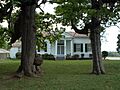Closeup of the Flournoy-Wise House, located in Greenwood, LA