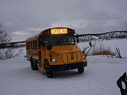 School bus service at Crooked Creek