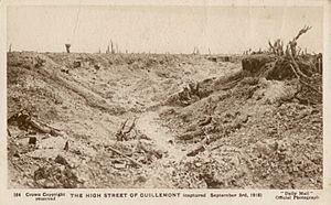 Daily Mail Postcard -The High Street of Guillemont