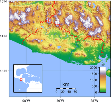 El Salvador Topography