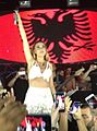 Elvana Gjata concert at Zone Club (Prishtina) 2015 1