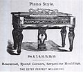Estey Perfect Melodeon, Piano Style - 1867 Estey catalogue (Waring 2002 p.24, Fig.7)
