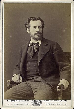 Frederic Auguste Bartholdi seated portrait