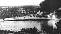 German cruiser Blücher sinking
