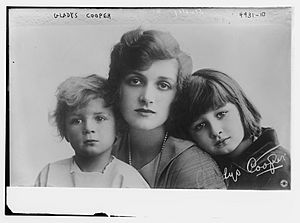 Gladys Cooper and children