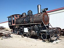 Graysonia, Nashville, and Ashdown 26 1926 Mogul Steam locomotive September 2017.jpg