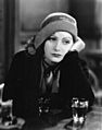 Greta Garbo in a publicity image for "Anna Christie"