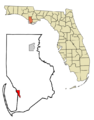 Gulf County Florida Incorporated and Unincorporated areas Port St. Joe Highlighted