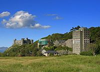 Harlech College and castle