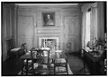 Historic American Buildings Survey, Jack Boucher, Photographer, June, 1971 VIEW OF SOUTHWEST ROOM FROM WEST. - Nichols-Wanton-Hunter House, 54 Washington Street, Newport, Newport HABS RI,3-NEWP,11-26