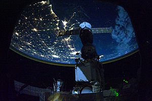 ISS Expedition 25 Night Time Image Of The US Northern Gulf Coast