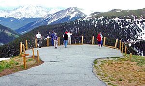 Independence Pass scenic overlook