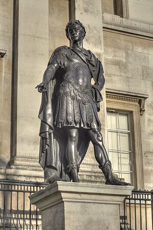 James II Trafalgar Square right side