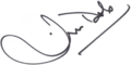 Jim Dale Signature