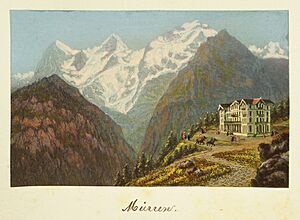 Johann Heinrich Müller, 1825-1894 H14 Mürren