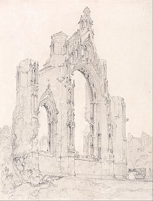 John Sell Cotman - East End of Howden Church, Yorkshire - Google Art Project