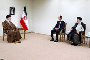 Khamenei meets with Bashar al-Assad C