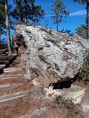 Lava Rock on the way up