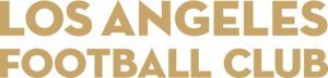 Los Angeles Football Club wordmark (gold)