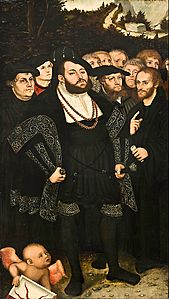 Lucas Cranach the Younger - Martin Luther and the Wittenberg Reformers - Google Art Project