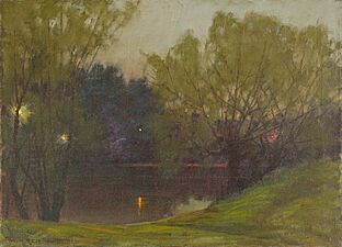 Mary Hiester Reid - At Twilight, Wychwood Park - Google Art Project