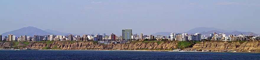 Overview of the Pacific Ocean.