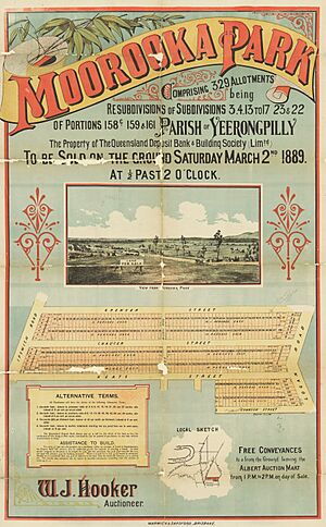 Moorooka Park, estate map, 1889