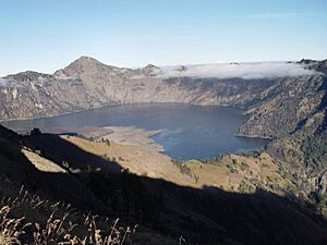 Mt Rinjani and segara anak lake