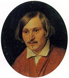 N.Gogol by A.Ivanov (1841, Russian museum)