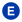 The letter E on a blue circle