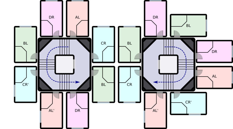 Nakagin capsule arrangement (11F) rA