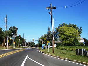 Intersection of Old York Road (CR 539) and New Canton-Stone Tavern Road (CR 524)