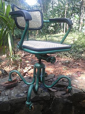 Old revolving office chair (2)