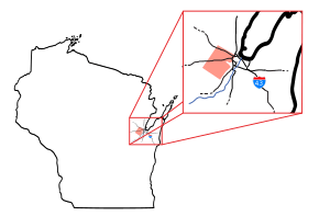 Oneida Wisconsin Map