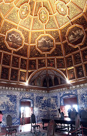 Palácio Nacional de Sintra, the Sala dos Brasões