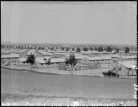 Pomona, California. General view of assembly center being constructed on Pomona Fair Grounds for ev . . . - NARA - 536837