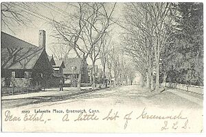 PostcardGreenwichCTLafayettePlace1906