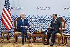 President Biden met with Prime Minister Hun Sen of Cambodia at the margins of 2022 ASEAN Summit